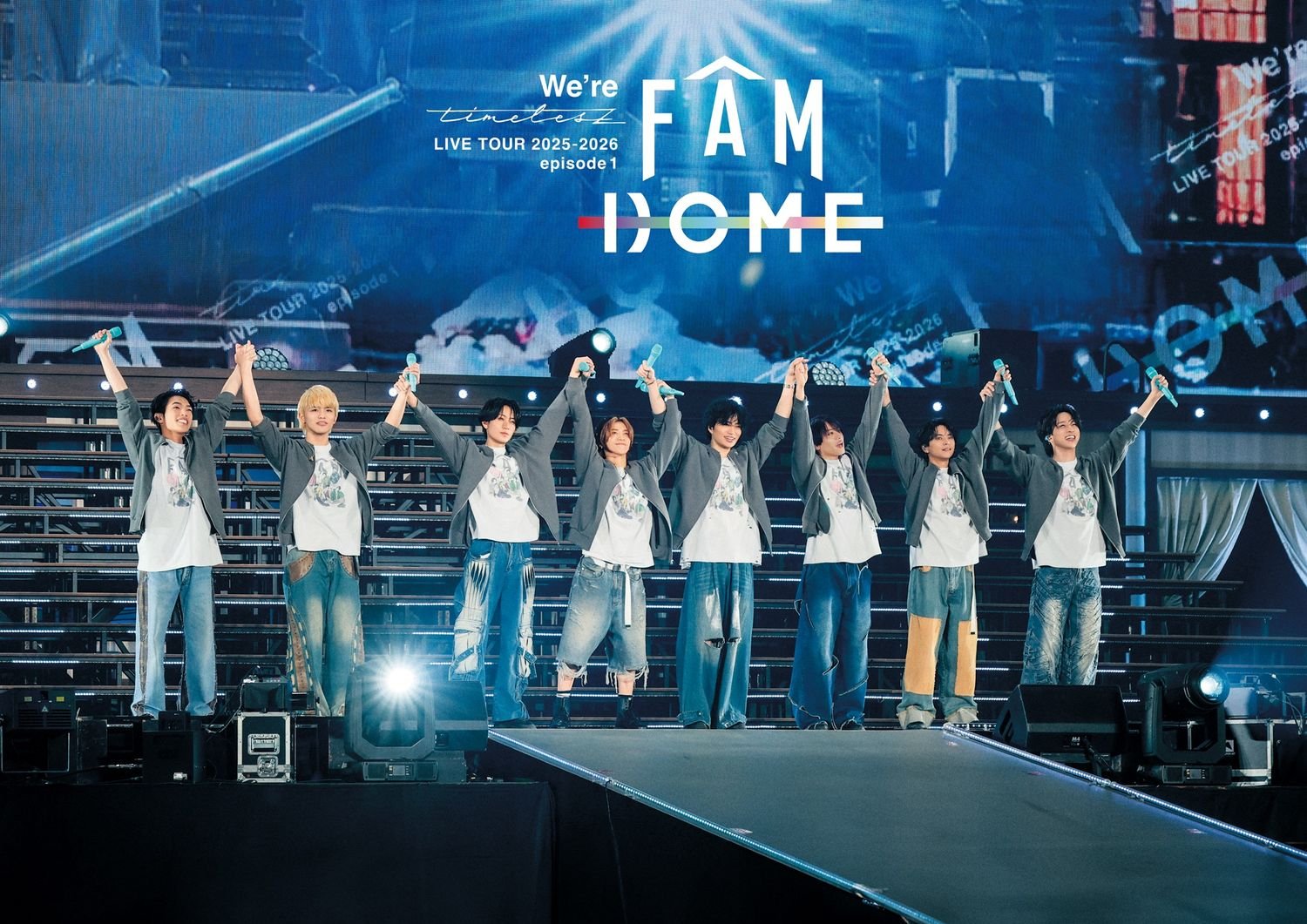 timelesz 3/25Blu-ray & DVD「We're timelesz LIVE TOUR 2025-2026
